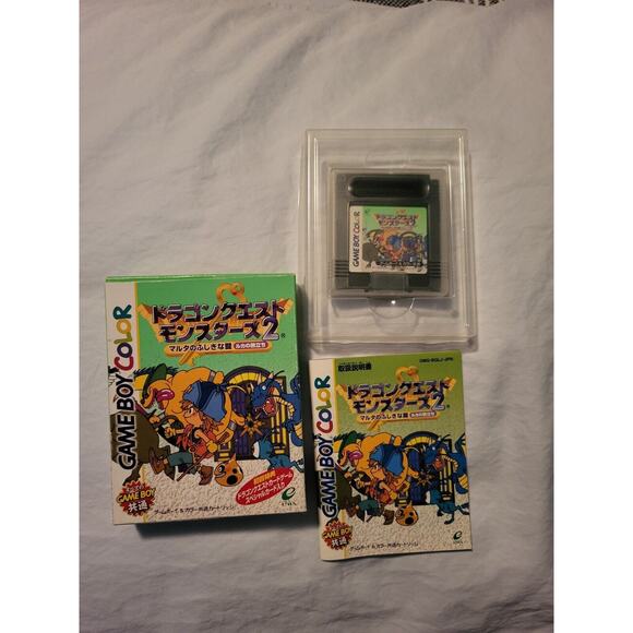 Dragon Quest Monsters 2 Nintendo Game Boy Color Japanese Complete w/Card Tested